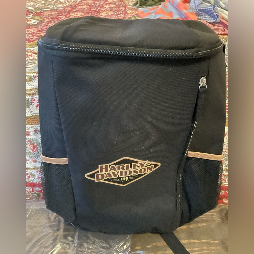 Small Insulated Harley Davidson Backpack Cooler